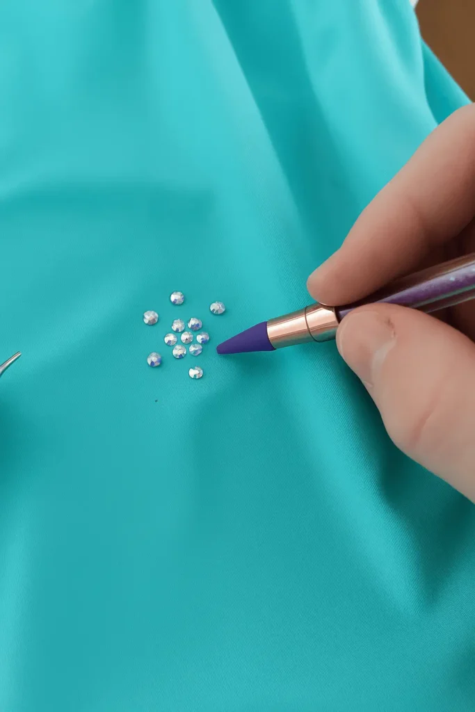 Embout de stylo a strass