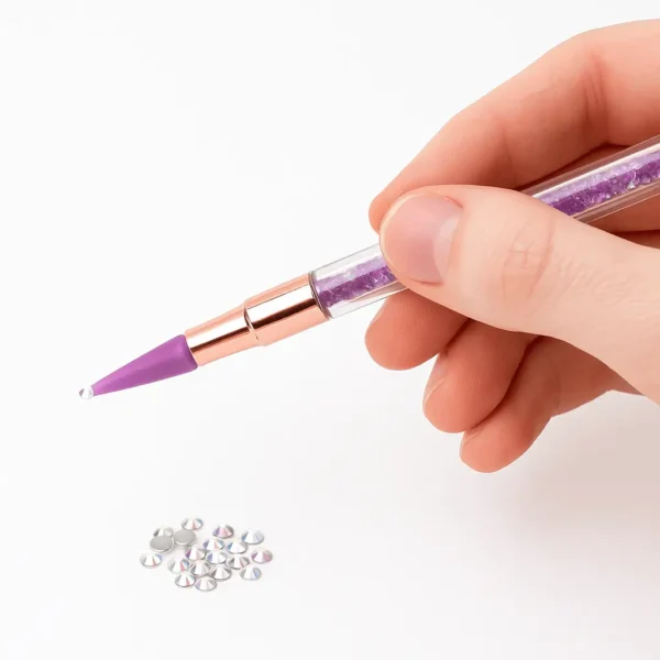 Stylo à strass pour justaucorps