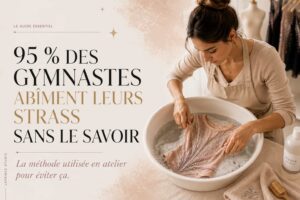 Colle Strass Justaucorps : Entretien Sans Casse