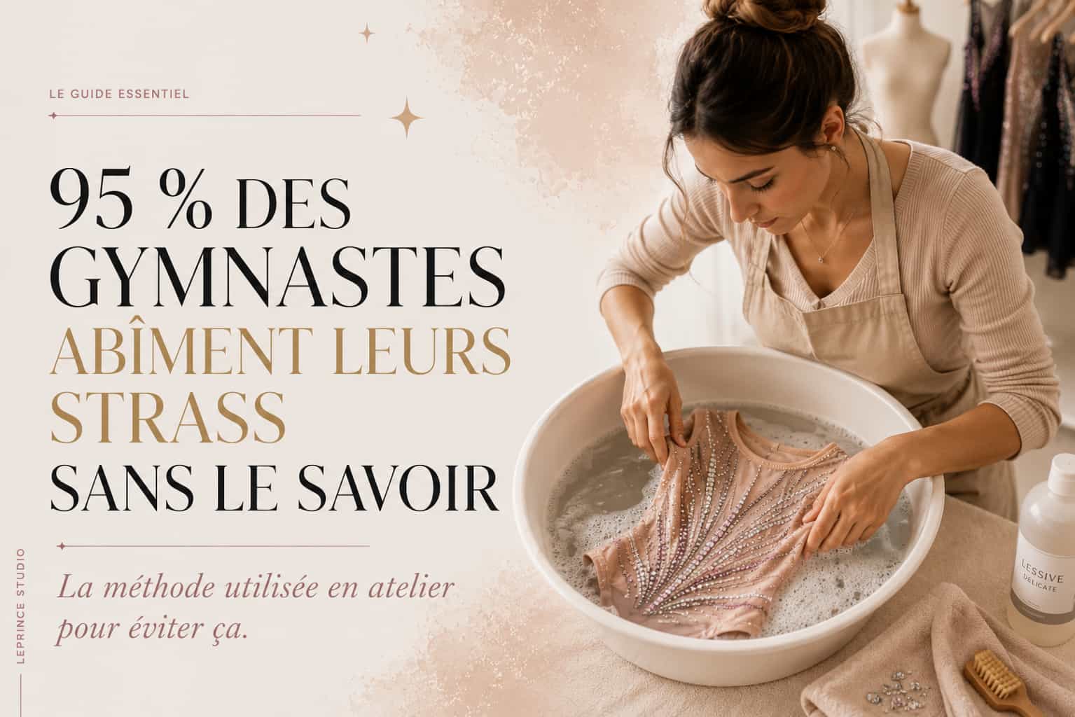 Colle Strass Justaucorps : Entretien Sans Casse