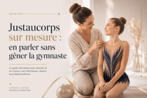 Justaucorps sur mesure : en parler sans gêner la gymnaste