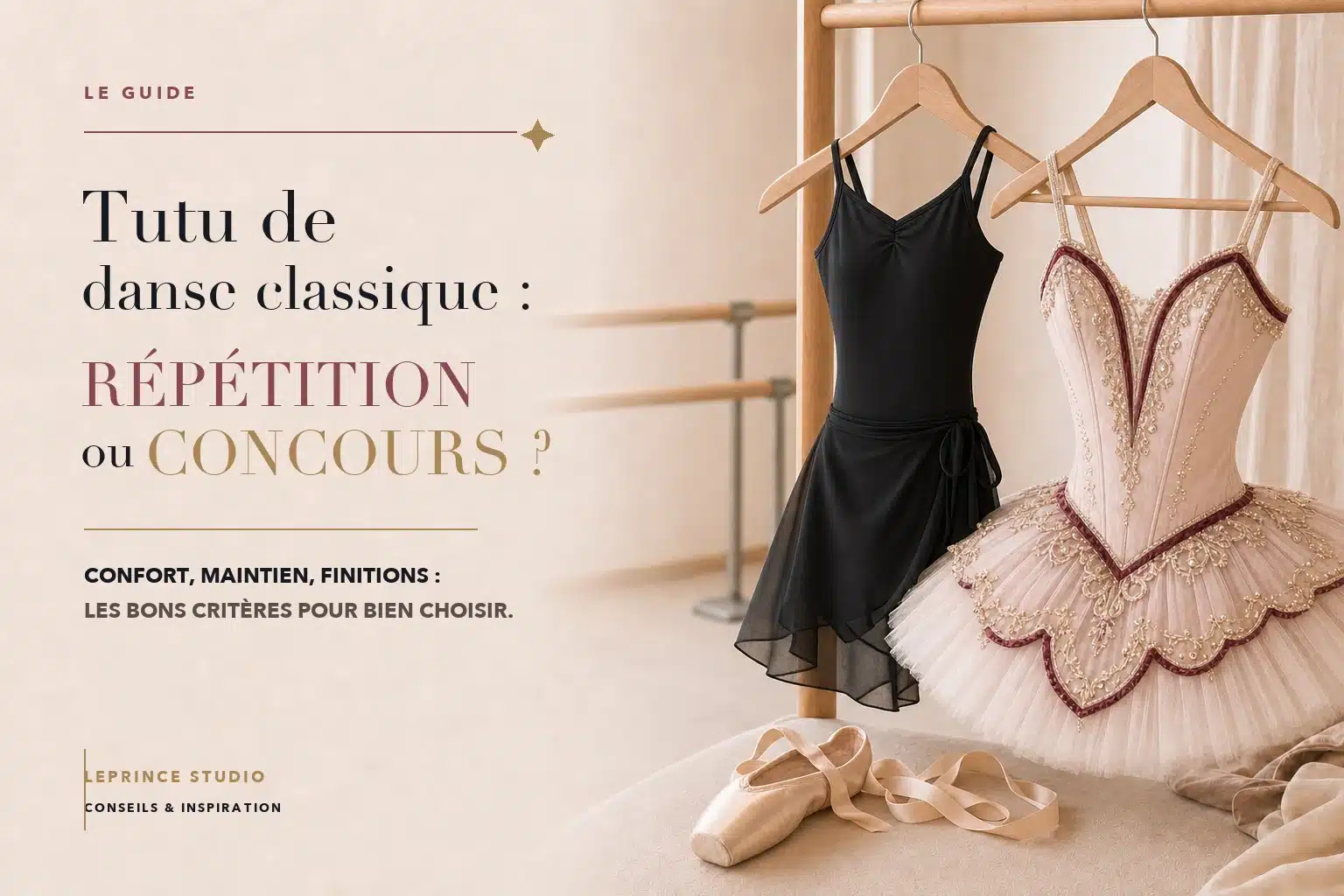 Tutu de danse classique : répétition ou concours ?